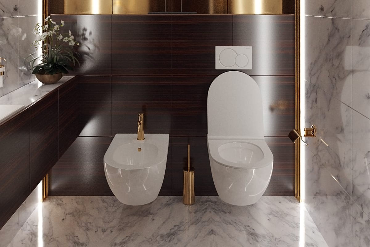 bidet w łazience